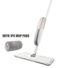 Spray Mop With Reusable Microfiber Pads Floor Cleaning