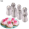 Cake Decorating tool 7pc/set Ball Piping Tips Sphere Nozzles