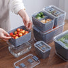 Multifunctional Storage Box Fruit and Vegetable Drain Basket