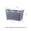 Multifunctional Storage Box Fruit and Vegetable Drain Basket